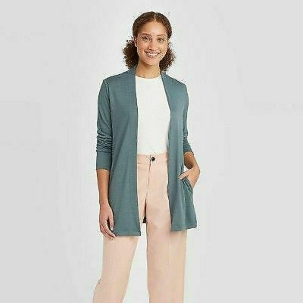 NWT Women's Open Neck Cardigan - A New Day  Medium